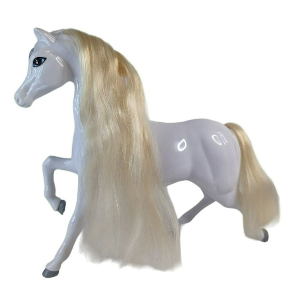 Midwood Brands White Interactive Horse For 11-Inch Dolls